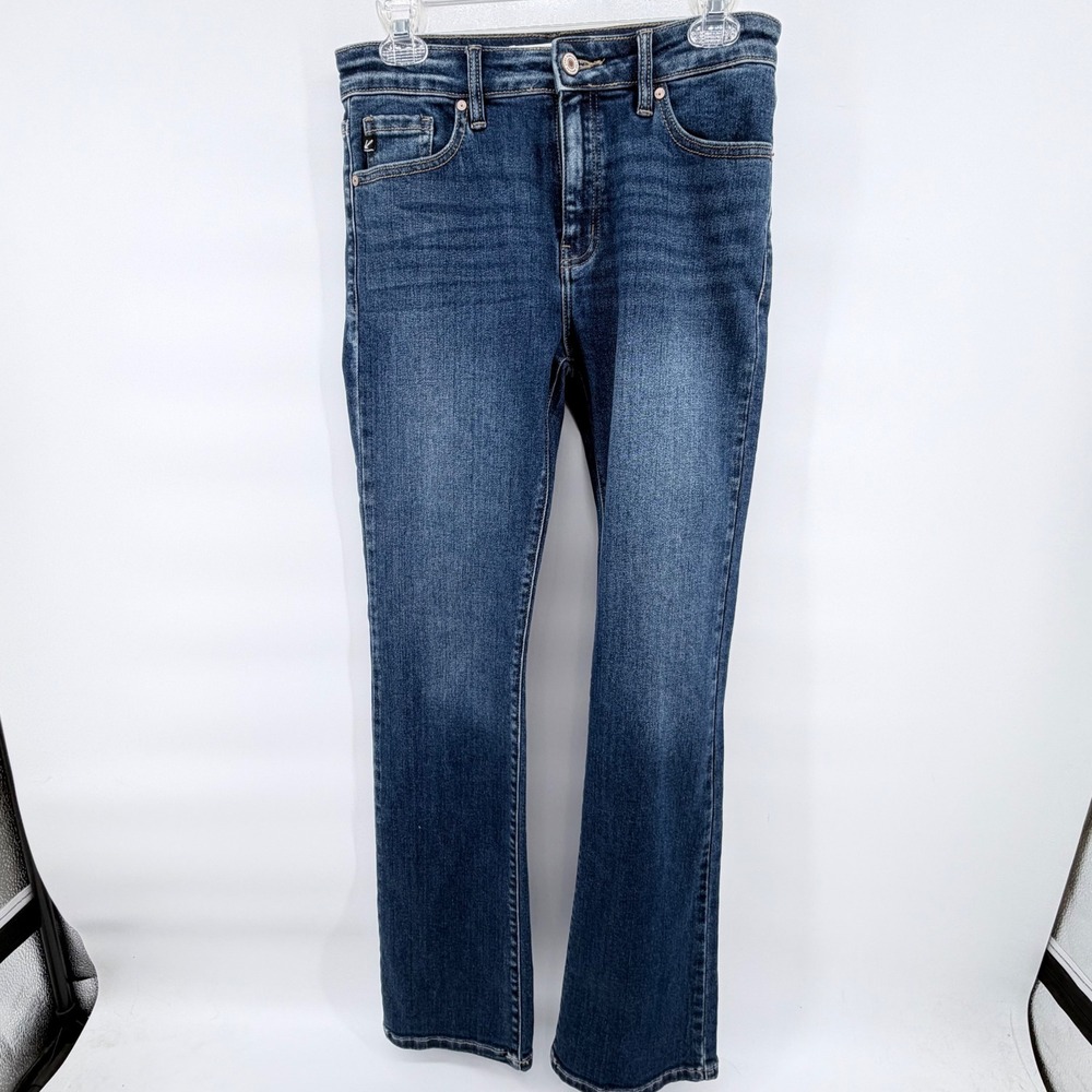 KanCan Women Denver High Rise Bootcut Jeans Dark Wash Blue Stretch 7/27 KC20004D